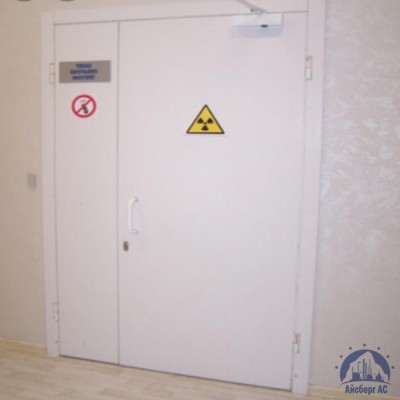 Рентгенозащитная алюминиевая дверь 1070х2080-1 мм купить в Воронеже